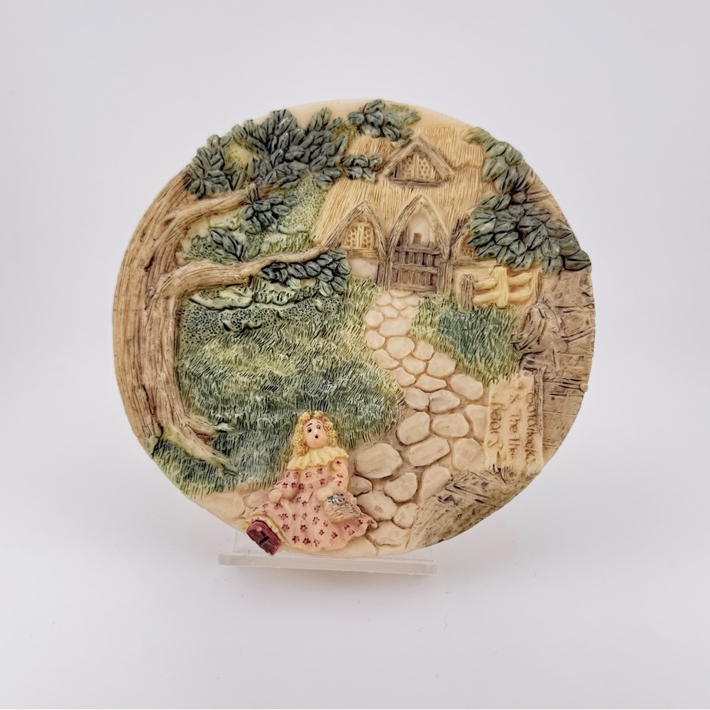 Vintage Goldilocks Fairytale Collector Plate